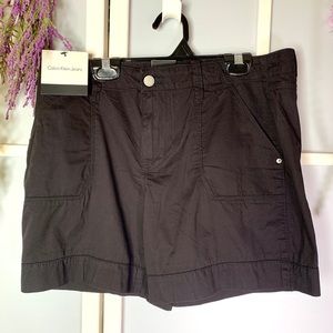Calvin Klein jeans black cargo shorts